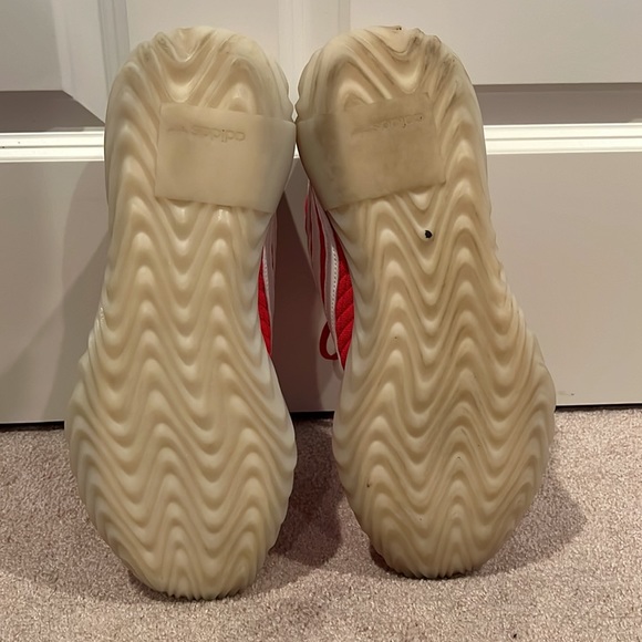 Adidas Sobakov Shoes Red White & Gum (Worn 3 times) (11.5) - Picture 4 of 9